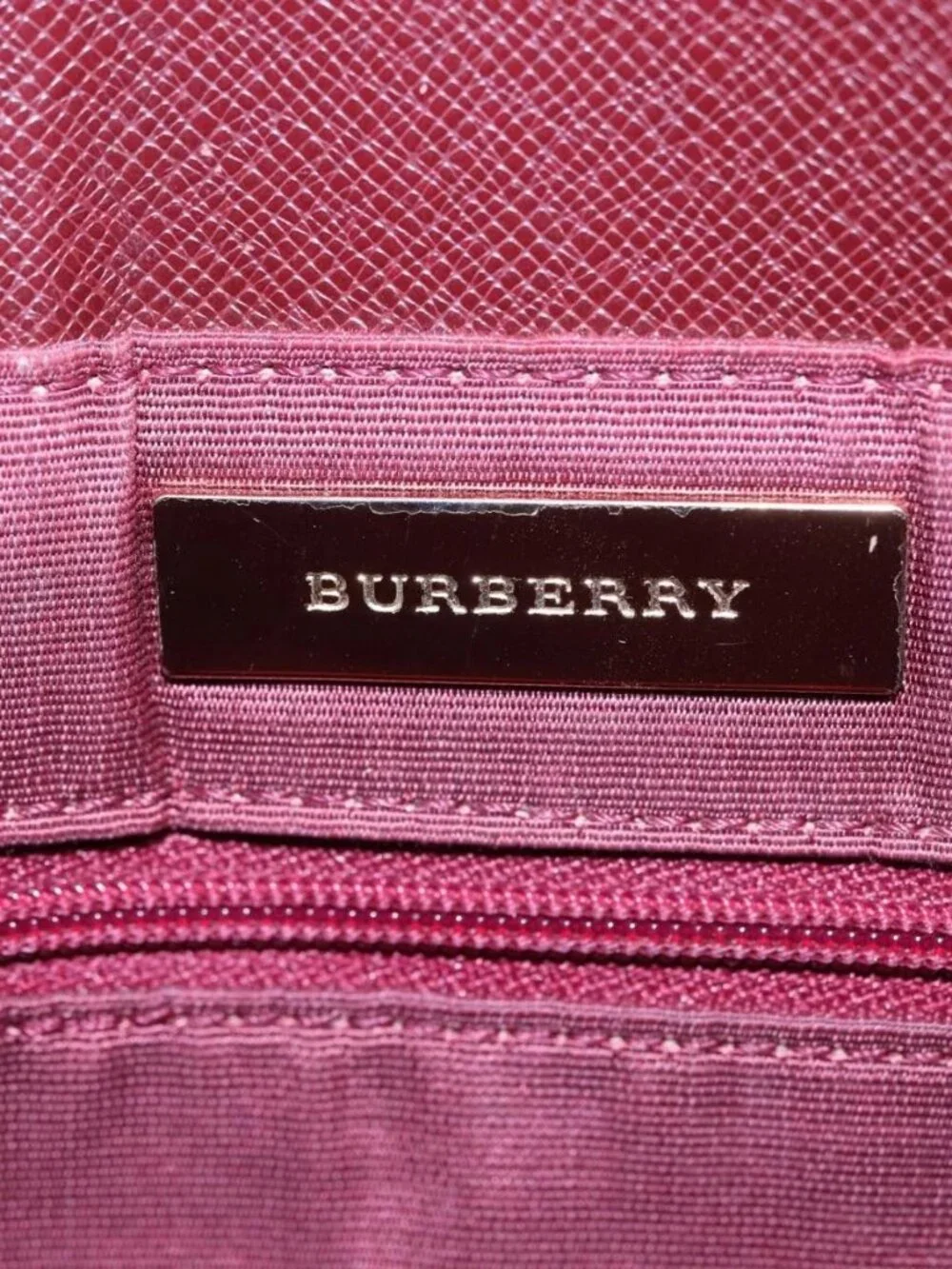 BURBERRY Nova Check Tote Bag Canvas Beige Auth mr278 - Picture 11 of 16